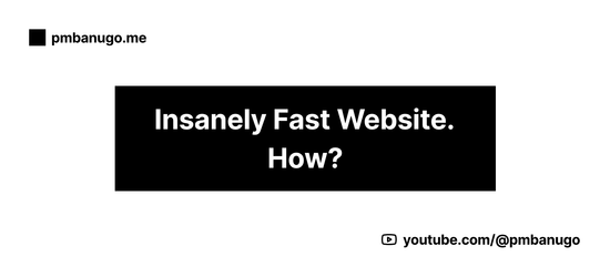 Contains the title of the post: How to Build Blazing Fast Websites with Any Framework