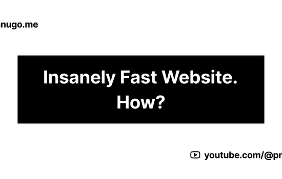 Contains the title of the post: How to Build Blazing Fast Websites with Any Framework