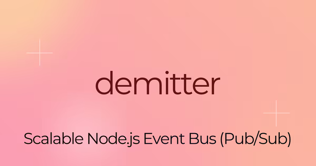 Demitter - Scalable Node.js Pub/Sub
